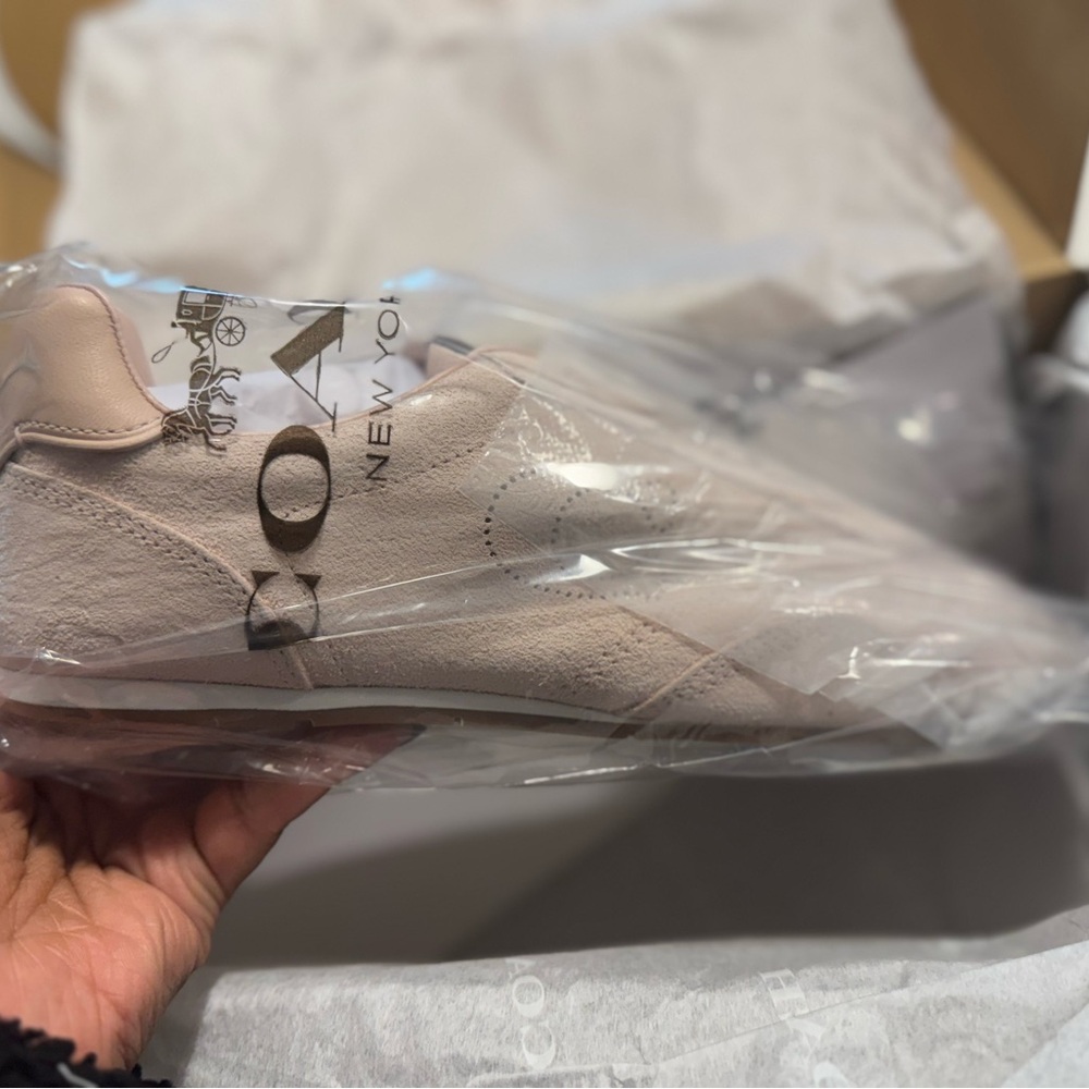 Coach women’s Blush Flat Sneakers - Picture 8 of 9